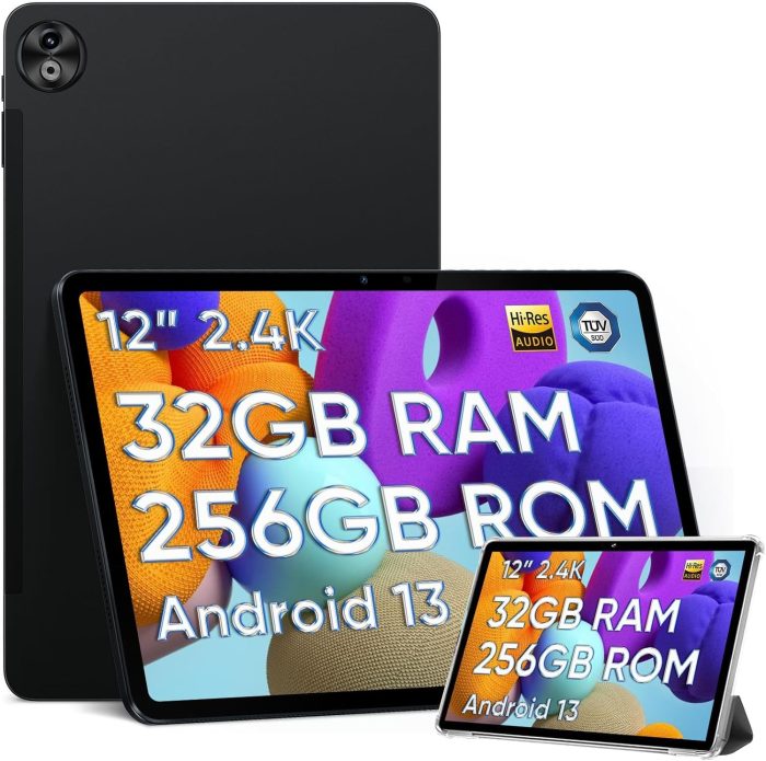 DOOGEE T20 Ultra tablet z systemem Android 13, 32GB + 256GB (TF 2TB) Helio G99 Octa-Core, 12 cali Ekran 2.4K Tablet dotykowy,