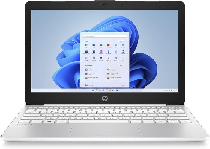 HP Stream laptop | wyświetlacz HD 11,6" | Intel Celeron N4120 | 4 GB DDR4 RAM | 64 GB eMMC | karta graficzna Intel | Windows 11