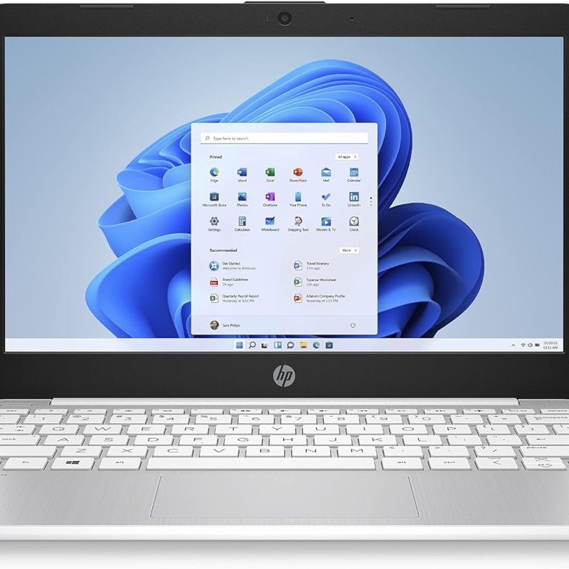 HP Stream laptop | wyświetlacz HD 11,6" | Intel Celeron N4120 | 4 GB DDR4 RAM | 64 GB eMMC | karta graficzna Intel | Windows 11