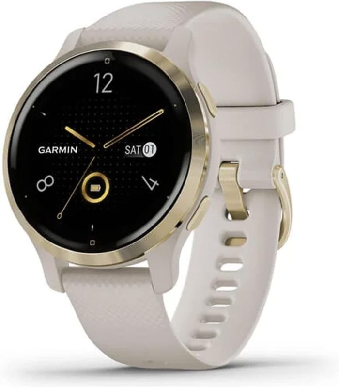 Garmin Unisex Dla Dorosłych Venu 2S 010-02430-11 Smartwatch Gps, Czarny/Szary, 1.3"