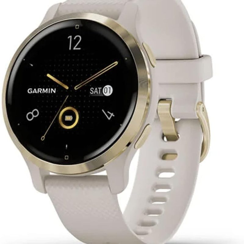 Garmin Unisex Dla Dorosłych Venu 2S 010-02430-11 Smartwatch Gps, Czarny/Szary, 1.3"