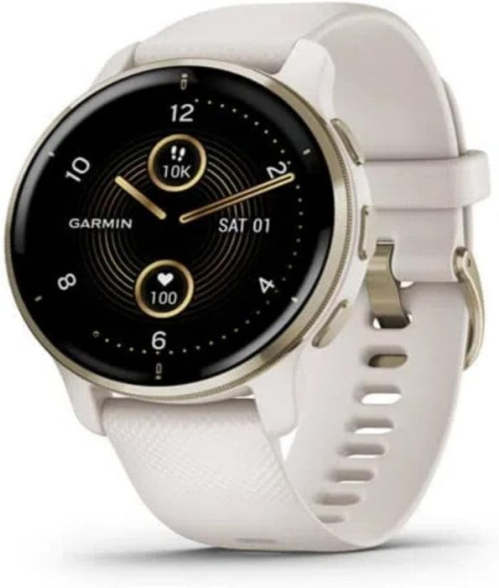 Garmin Unisex Dla Dorosłych Venu 2S 010-02430-11 Smartwatch Gps, Czarny/Szary, 1.3"