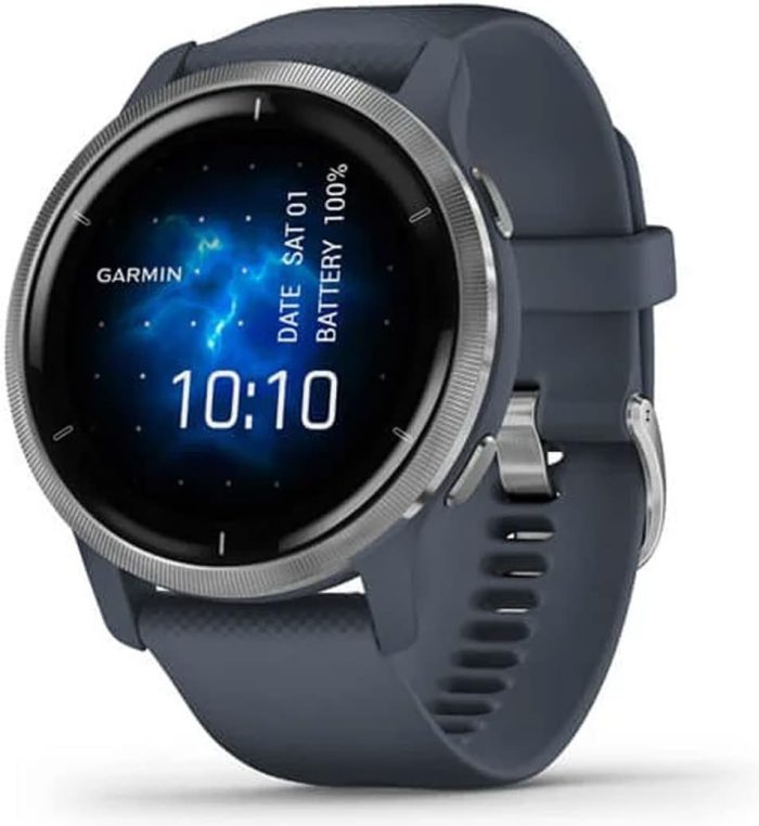 Garmin Unisex Dla Dorosłych Venu 2S 010-02430-11 Smartwatch Gps, Czarny/Szary, 1.3"