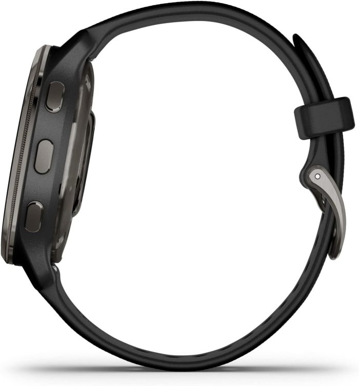 Garmin Unisex Dla Dorosłych Venu 2S 010-02430-11 Smartwatch Gps, Czarny/Szary, 1.3"