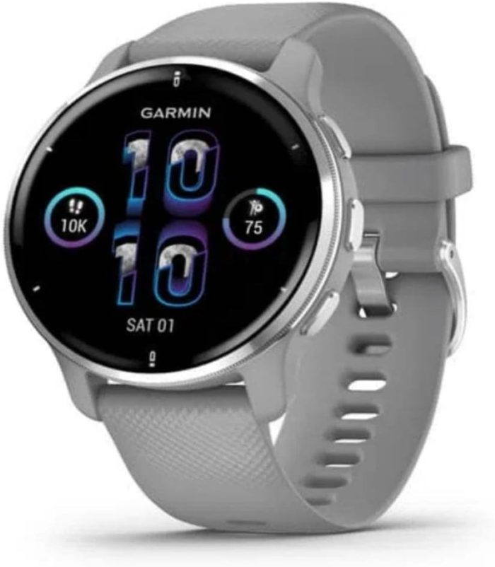 Garmin Unisex Dla Dorosłych Venu 2S 010-02430-11 Smartwatch Gps, Czarny/Szary, 1.3"