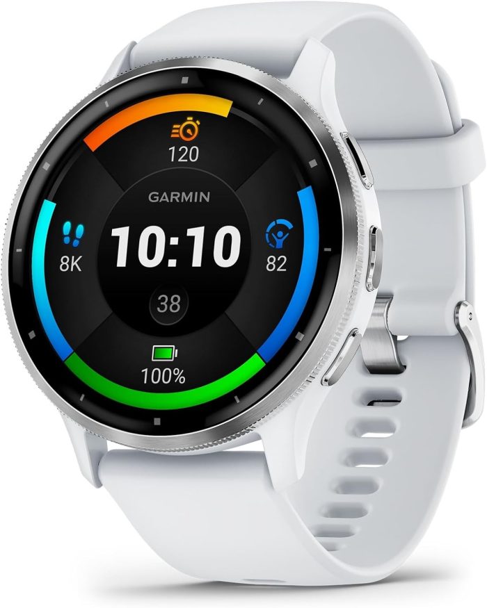 Garmin Uniseks Venu 3S 010-02785-04 Smartwatch, Kość Słoniowa, S