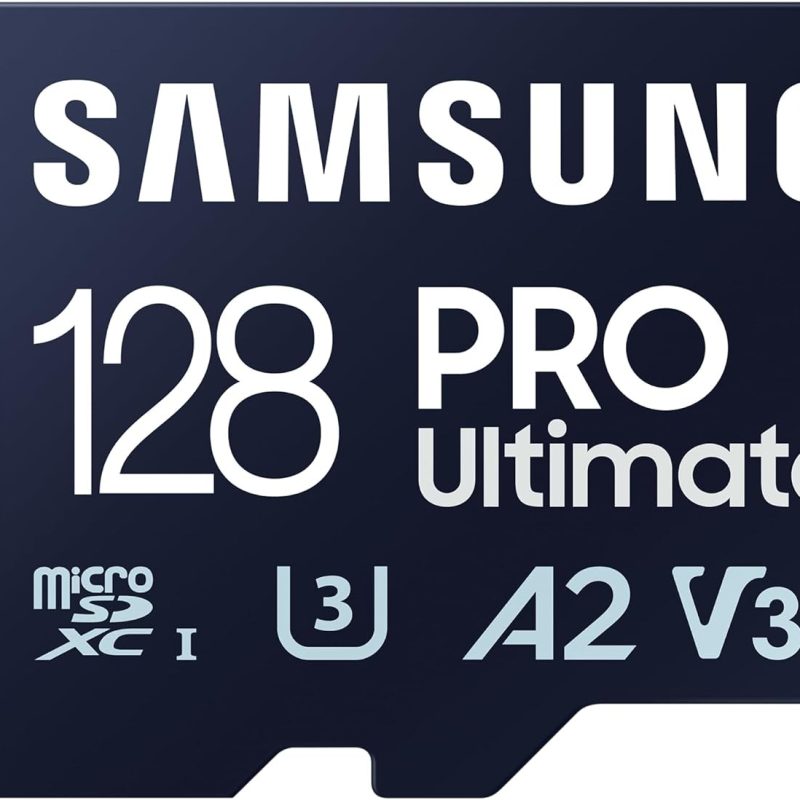 Samsung PRO Ultimate karta microSD + adapter SD, 128 GB, do smartfonów, drona i kamery sportowej, UHS-I U3, odczyt 200 MB/s,