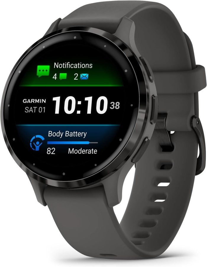 Garmin Uniwersalny Venu 3S 010-02785-03 Smartwatch, Różowy/Złoty, S