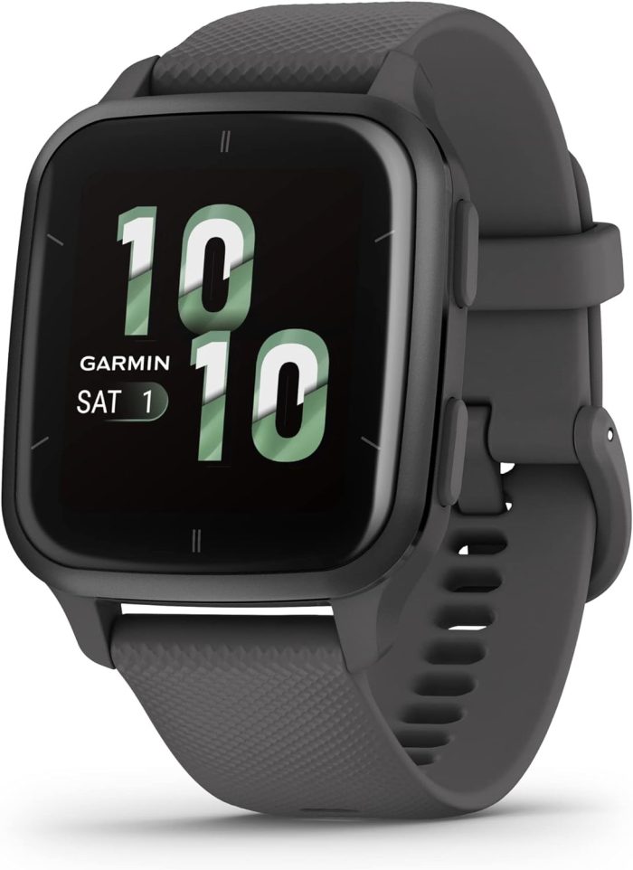 Garmin Kobiety Venu Sq 2 Music 010-02700-10 Smartwatch, Czarny, 1.41”