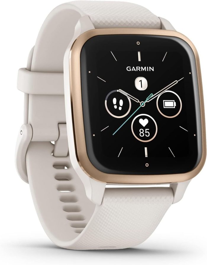 Garmin Kobiety Venu Sq 2 Music 010-02700-10 Smartwatch, Czarny, 1.41”