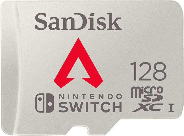 SanDisk 128GB microSDXC card for Nintendo Switch consoles up to 100 MB/s UHS-I Class 10 U3 - Nintendo Licensed Product, Red