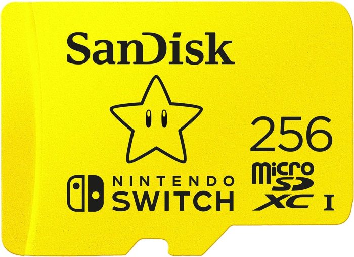 SanDisk 128GB microSDXC card for Nintendo Switch consoles up to 100 MB/s UHS-I Class 10 U3 - Nintendo Licensed Product, Red