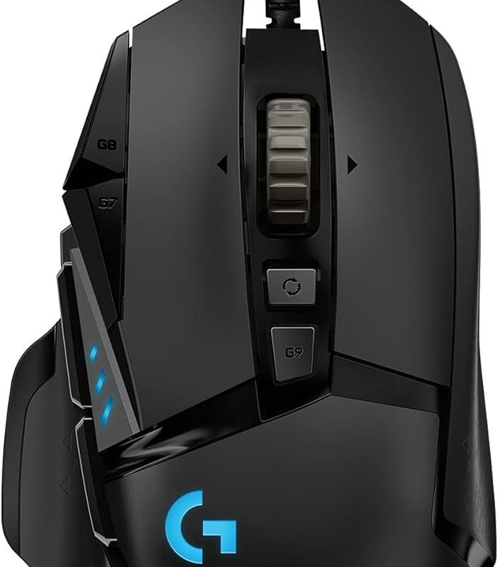 Logitech G502 Hero High Performance 910-005470 Mysz dla graczy, czujnik Hero 25.6K Pc, Mac, Chromebook - czarny