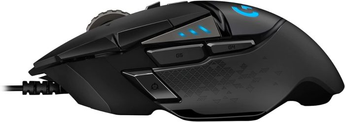 Logitech G502 Hero High Performance 910-005470 Mysz dla graczy, czujnik Hero 25.6K Pc, Mac, Chromebook - czarny