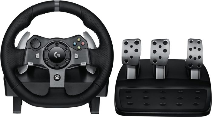 Logitech G29 Driving Force Racing Wheel i pedały, realne siłowe sprzężenie zwrotne, łopatki zmiany biegów ze stali nierdzewnej,