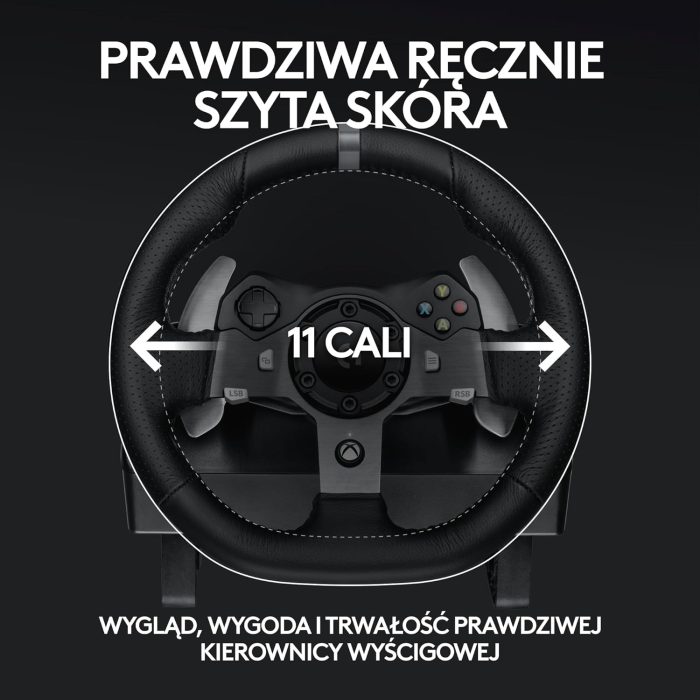 Logitech G29 Driving Force Racing Wheel i pedały, realne siłowe sprzężenie zwrotne, łopatki zmiany biegów ze stali nierdzewnej,