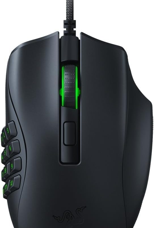 Razer Naga Trinity - przewodowa mysz do gier MOBA/MMO (3 wymienne płytki boczne, czujnik optyczny 5G 16 000 DPI, do 19