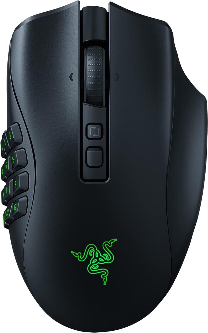 Razer Naga Trinity - przewodowa mysz do gier MOBA/MMO (3 wymienne płytki boczne, czujnik optyczny 5G 16 000 DPI, do 19