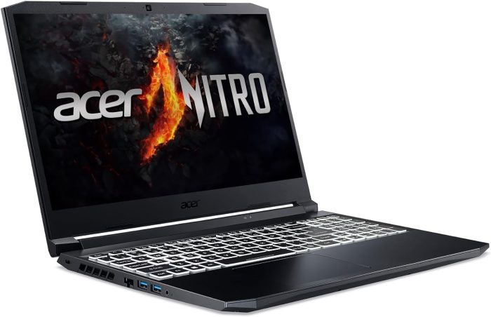 Acer Nitro 5 (AN515-45-R2QX) laptop gamingowy, wyświetlacz 15,6 WQHD 165 Hz, AMD Ryzen 7 5800H, 16 GB RAM, 1 TB SSD, NVIDIA