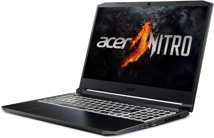 Acer Nitro 5 (AN515-45-R2QX) laptop gamingowy, wyświetlacz 15,6 WQHD 165 Hz, AMD Ryzen 7 5800H, 16 GB RAM, 1 TB SSD, NVIDIA