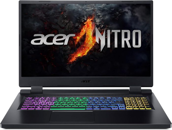 Acer Nitro 5 (AN515-45-R2QX) laptop gamingowy, wyświetlacz 15,6 WQHD 165 Hz, AMD Ryzen 7 5800H, 16 GB RAM, 1 TB SSD, NVIDIA