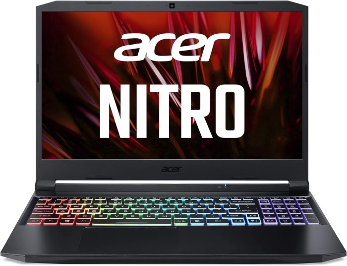 Acer Nitro 5 (AN515-45-R2QX) laptop gamingowy, wyświetlacz 15,6 WQHD 165 Hz, AMD Ryzen 7 5800H, 16 GB RAM, 1 TB SSD, NVIDIA