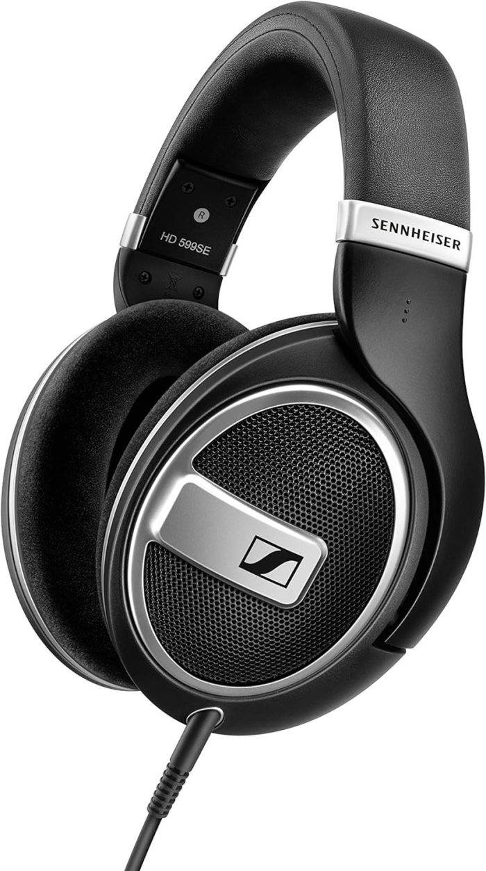 Sennheiser 508697 Słuchawki Nauszne, Czarny/Srebrny