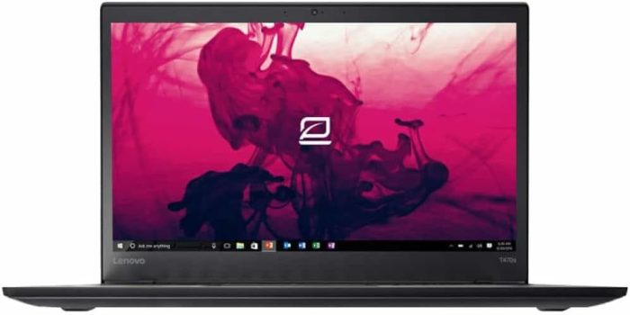 Lenovo ThinkPad T470 14" 1920×1080 Full HD Intel Core i5 256 GB SSD dysk twardy 8 GB pamięci Win 10 Pro, kamera internetowa,