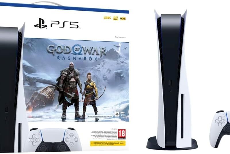 Console Sony PlayStation 5 Édition Standard Blanche God of War Ragnarok