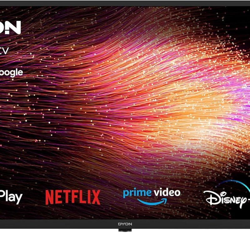 DYON Smart 32 VX 80 cm (32 cale) TV (HD Smart TV, HD Triple Tuner (DVB-C/-S2/-T2), App Store, Prime Video, Netflix, YouTube)