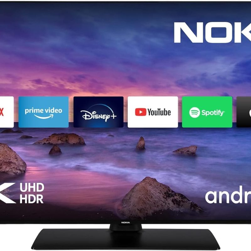 Nokia 43 Cali (108 cm) 4K UHD Telewizja Smart Android TV (DVB-C/S2/T2, Netflix, Prime Video, Disney+) - UN43GV310-2023