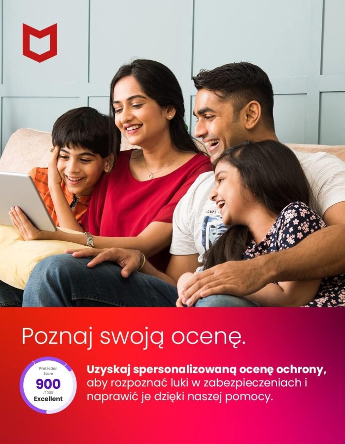 McAfee Total Protection 2024 | 10 urządzeń | Oprogramowanie antywirusowe zapewniające bezpieczeństwo w sieci | Roczna