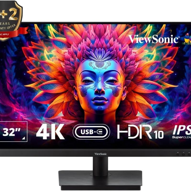 Viewsonic VX2776-SMH monitor biurowy o przekątnej 68,6 cm (27 cali) (Full-HD, panel IPS, HDMI, Eye-Care, tryb ekologiczny,