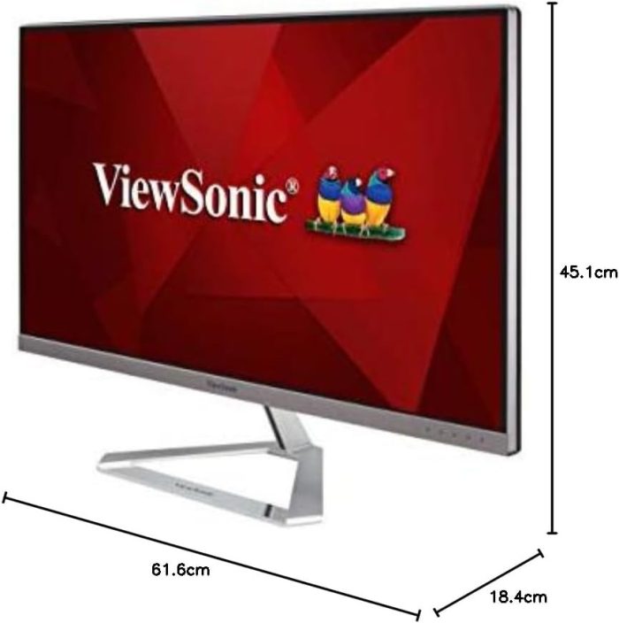 Viewsonic VX2776-SMH monitor biurowy o przekątnej 68,6 cm (27 cali) (Full-HD, panel IPS, HDMI, Eye-Care, tryb ekologiczny,