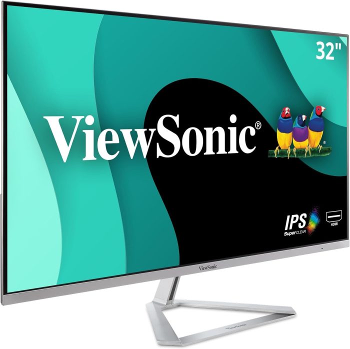 Viewsonic VX2776-SMH monitor biurowy o przekątnej 68,6 cm (27 cali) (Full-HD, panel IPS, HDMI, Eye-Care, tryb ekologiczny,