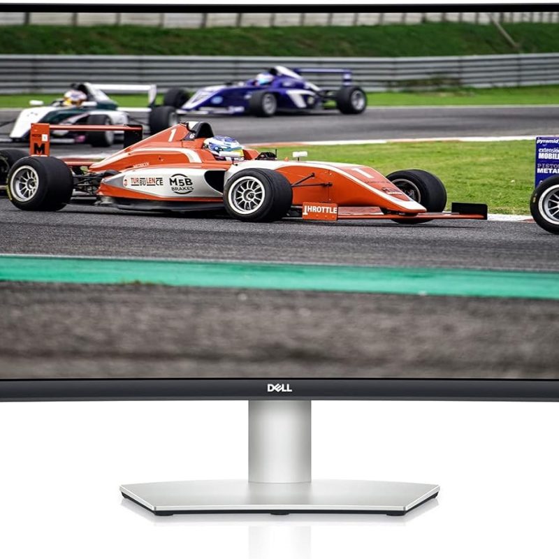 Dell S3422DW 34-calowy WQHD (3440x1440) 21:9 1800R zakrzywiony monitor, 100Hz, VA, 4ms, AMD Radeon FreeSync, wbudowane głośniki,