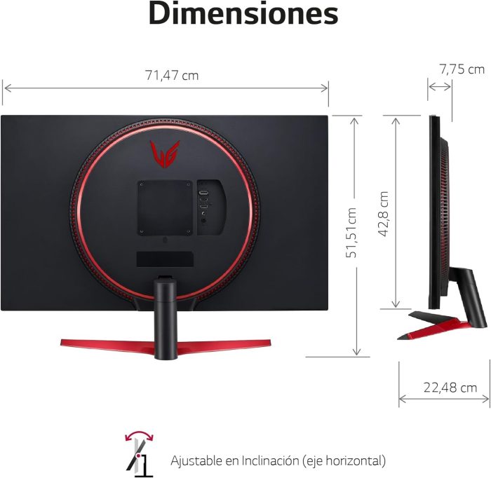 LG UltraGear 32GN600-B - Monitor LED - QHD - 80 cm (32")