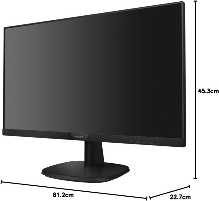 Philips Monitors, 273V7QJAB/00 27 Cali, Monitor, Czarny