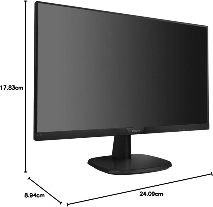 Philips Monitors, 273V7QJAB/00 27 Cali, Monitor, Czarny