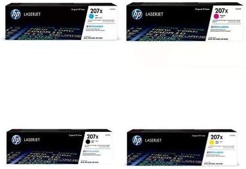 HP oryginalny toner Multipack 207X (po 1 x W2210X W2211X W2212X W2213X) do HP Color Laserjet Pro M255 M282 M283