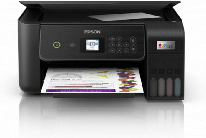 Epson EcoTank ET-2820 Wielofunkcyjne urządzenie 3 w 1 (kopiarka, skaner, drukarka, DIN A4, WiFi, USB 2.0), duży zbiornik z