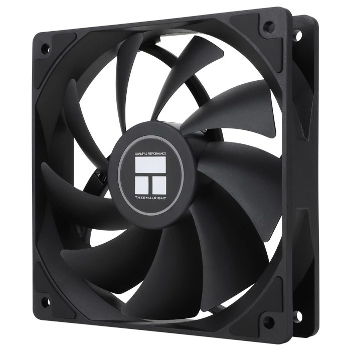 Thermalright TL-C12C CPU Fan 120mm Case Cooler Fan, 4pin PWM Cichy wentylator komputerowy z S-FDB łożyska w zestawie, do 1550RPM