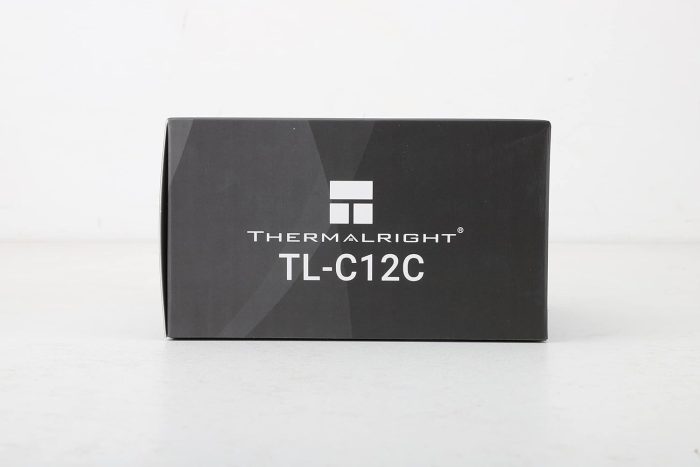 Thermalright TL-C12C CPU Fan 120mm Case Cooler Fan, 4pin PWM Cichy wentylator komputerowy z S-FDB łożyska w zestawie, do 1550RPM