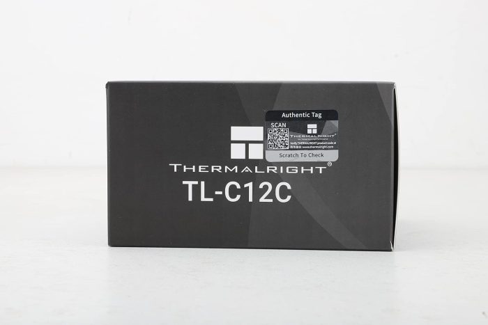 Thermalright TL-C12C CPU Fan 120mm Case Cooler Fan, 4pin PWM Cichy wentylator komputerowy z S-FDB łożyska w zestawie, do 1550RPM