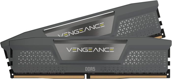 CORSAIR VENGEANCE DDR5 RAM 64 GB (2 x 32 GB) 6000 MHz CL30 AMD EXPO iCUE kompatybilna pamięć komputerowa, szara