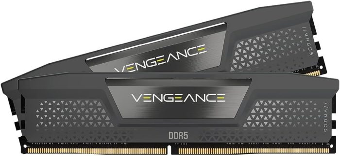 CORSAIR VENGEANCE DDR5 RAM 64 GB (2 x 32 GB) 6000 MHz CL30 AMD EXPO iCUE kompatybilna pamięć komputerowa, szara