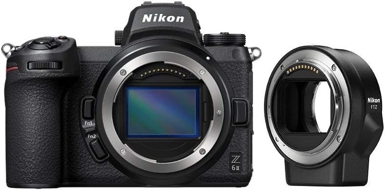 Nikon Aparat bezlusterkowy Z6 II Body (24,5 megapikseli, ultra szeroki ISO, 14 kl./s, AF z wykrywaniem oczu, podwójne gniazda na