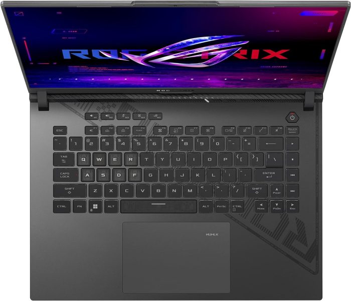 ASUS ROG Strix G16 G614JZRB0CQ2PCXRR, notebook z ekranem 16" QHD Antiglare, 240 Hz, procesor Intel Core i9 14900HX, 16 GB, 1 TB