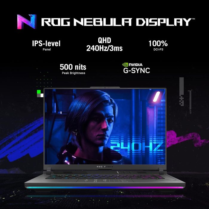 ASUS ROG Flow Z13 GZ301VUB0BZWF3MTF Notebook z ekranem 13,4" QHD+ Glossy, 165 Hz, Intel Core 13 generacji i9-13900H, 16 GB, 1 TB