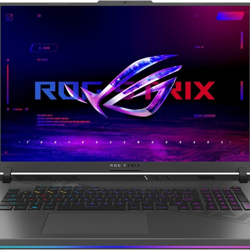 ASUS ROG Strix G18 laptop gamingowy, 18" FHD+ 165 Hz/7 ms, antyodblaskowy wyświetlacz IPS, Intel Core i9-13980HX, 32 GB RAM, 1